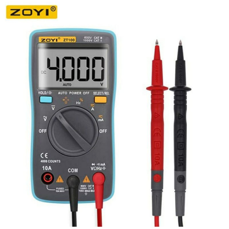 Multitester Digital Multimeter Zoyi ZT100