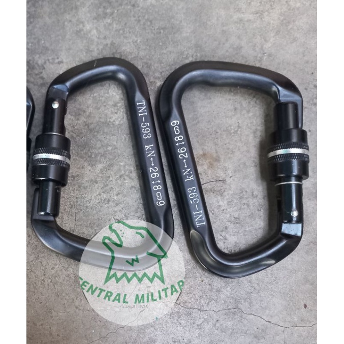 Termurah Carabiner Jatah Ori - Carabiner Delta Screw