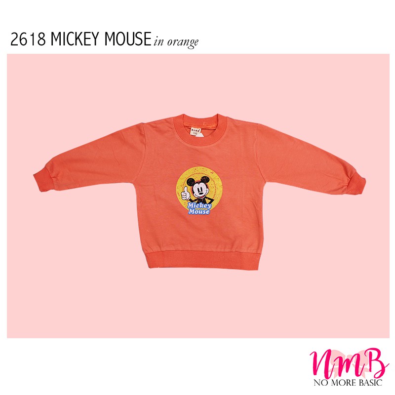 Kids Sweater 2618 Mickey Mouse - Baju Lengan Panjang Anak