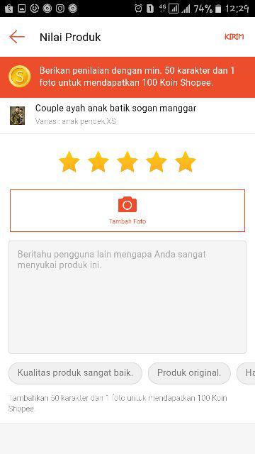 Couple Ayah Anak Batik Sogan Manggar