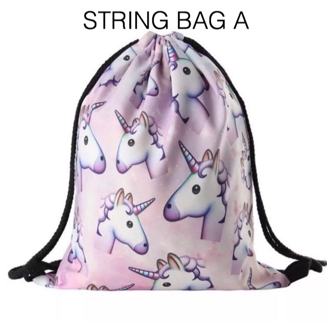 string bag unicorn