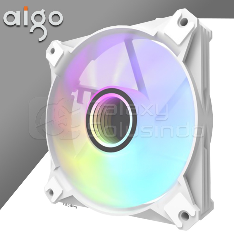 AIGO DARKFLASH Infinity 8 ARGB 120mm 5in1 Case Fan - White