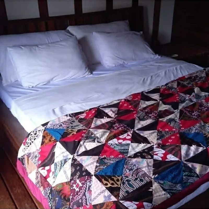 seprei perca batik katun 160x200x20 seprei batik pekalongan batik Indonesia batik tulis seprei queen