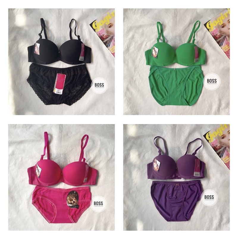 Set Push up Bra | Set Dalaman Wanita | Bra Kawat, Bra set | Bra kawat busa tebal | BH kawat | BH bru