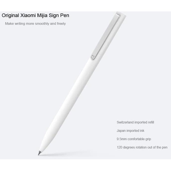 

FREEONGKIR Xiaomi Mijia 0.5mm Sign Pen + Signature pen Ink refills Pack 3Pcs DR82