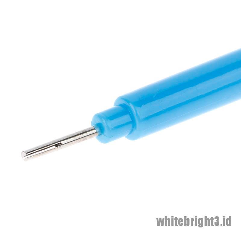 (white3) 3pcs / Set Pen Jarum + Pinset Kertas Quilling DIY