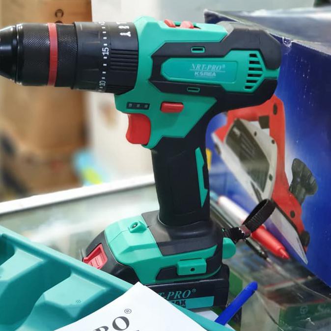 Mesin Bor Baterai Nrt Pro Dc 343 Impact Drill Cordless Dc343