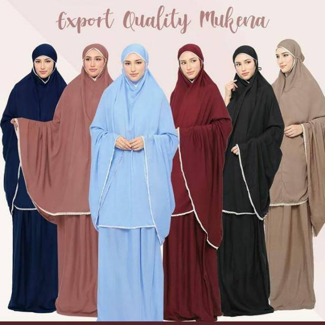 Mukena dewasa  rumah tazbiya plain.