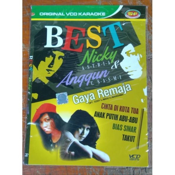 Kaset Original vcd karaoke Best nicky& anggun