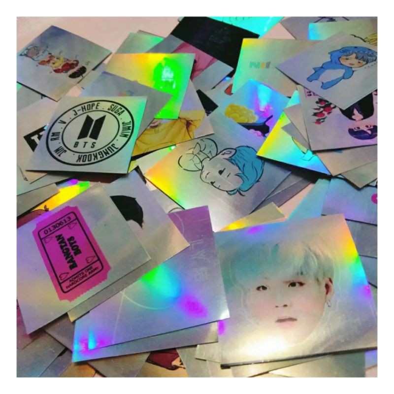 

Stiker Hologram BTS & BT12 Random