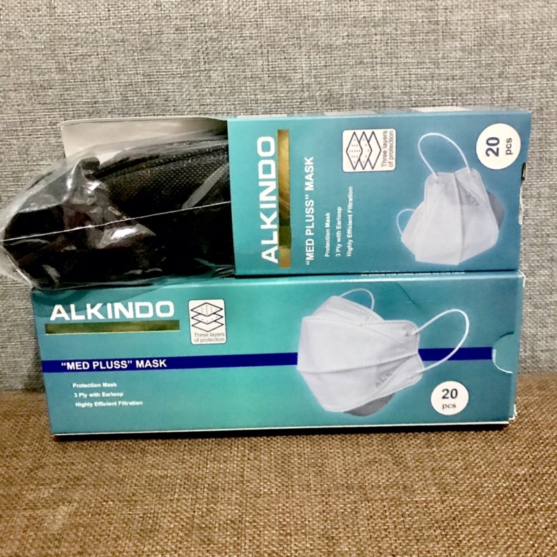 MASKER KF94 4D EARLOOP ALKINDO MED PLUSS MASK 3 PLY IZIN KEMENKES | RUMIFY