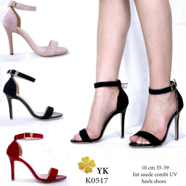 OSshoes 0517 premium heels 10cm 10 cm import shoes wanita high heels highheels tali kebuka