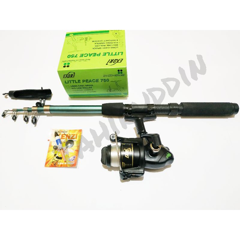 Set Pancing Exori Little Peace 750 8BB Power Handle. Siap Pakai