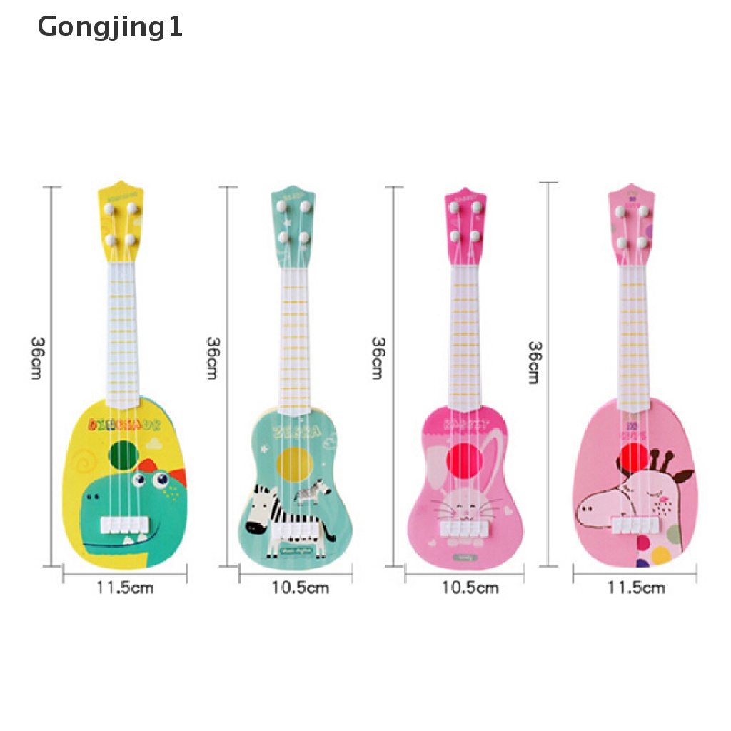 Gongjing1 Mainan Edukasi Alat Musik Gitar ukulele Metode montessori Untuk Anak