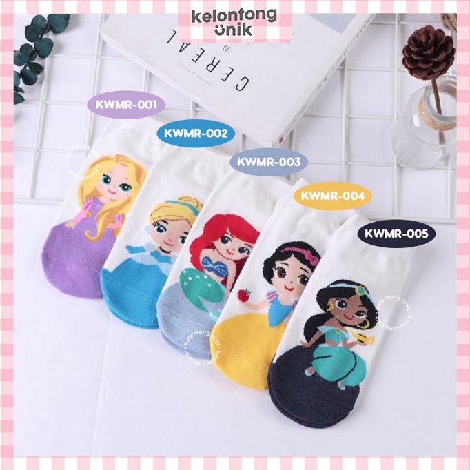 PRINCESS - Kaos Kaki Pendek Semata Kaki/ Kaos Kaki Ankle Dewasa Wanita