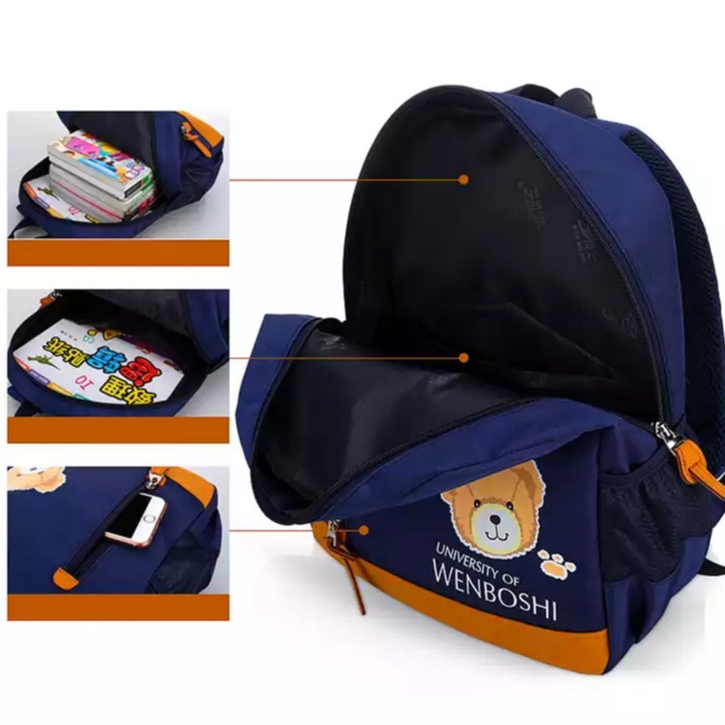 BACKPACK ANAK TAS RANSEL ANAK TAS SEKOLAH PRIAWANITA