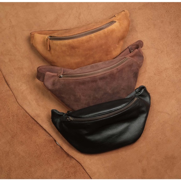 Shoeka - Basic Waistbag - Kulit Asli