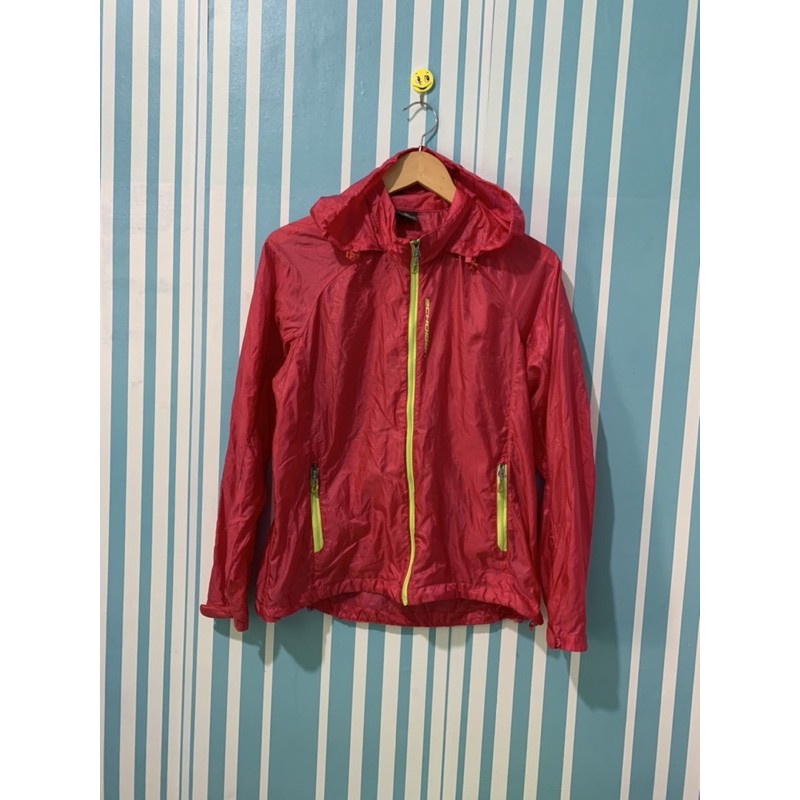 Echoroba Jaket training jaket Sepeda jaket running Second Thrift Preloved Bekas Merah