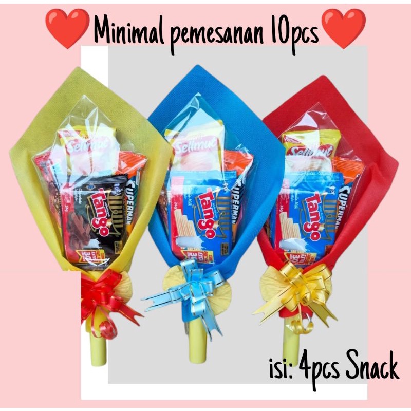 

Buket Snack Souvenir Ulang tahun Ekonomis mini tango