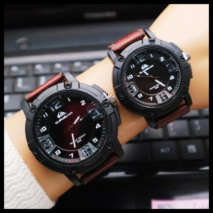 Jam Tangan Couple Quiksilver Simple Keren Jam Tangan Pasangan Original