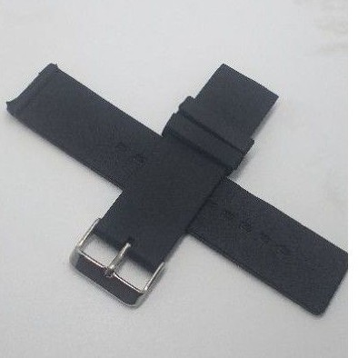 TALI JAM TANGAN SEIKO CITIZENT 22MM 24MM RUBBER SILICONE STRAP SEIKO 22MM 24MM HITAM