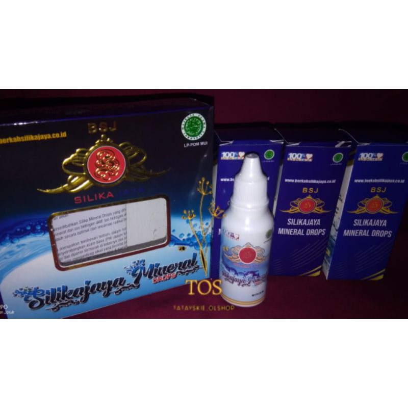 Silikajaya Mineral Drop Isi 3 Botol (@20ml) Produk Original
