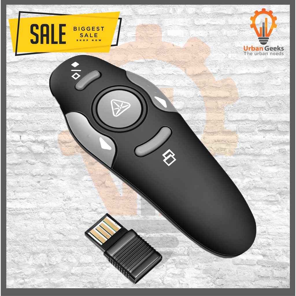 [DARI JAKARTA] Mouse Pointer Laser 2.4GHz Wireless Presenter USB Remote Control Untuk Presentasi