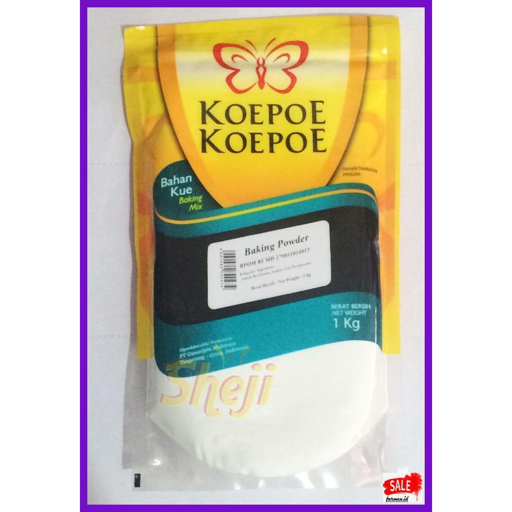 

DERPOWBAKING- BAKING POWDER CAP KOEPOE KOEPOE/ BAKING POWDER CAP KUPU KUPU 1KG -ASLIII.