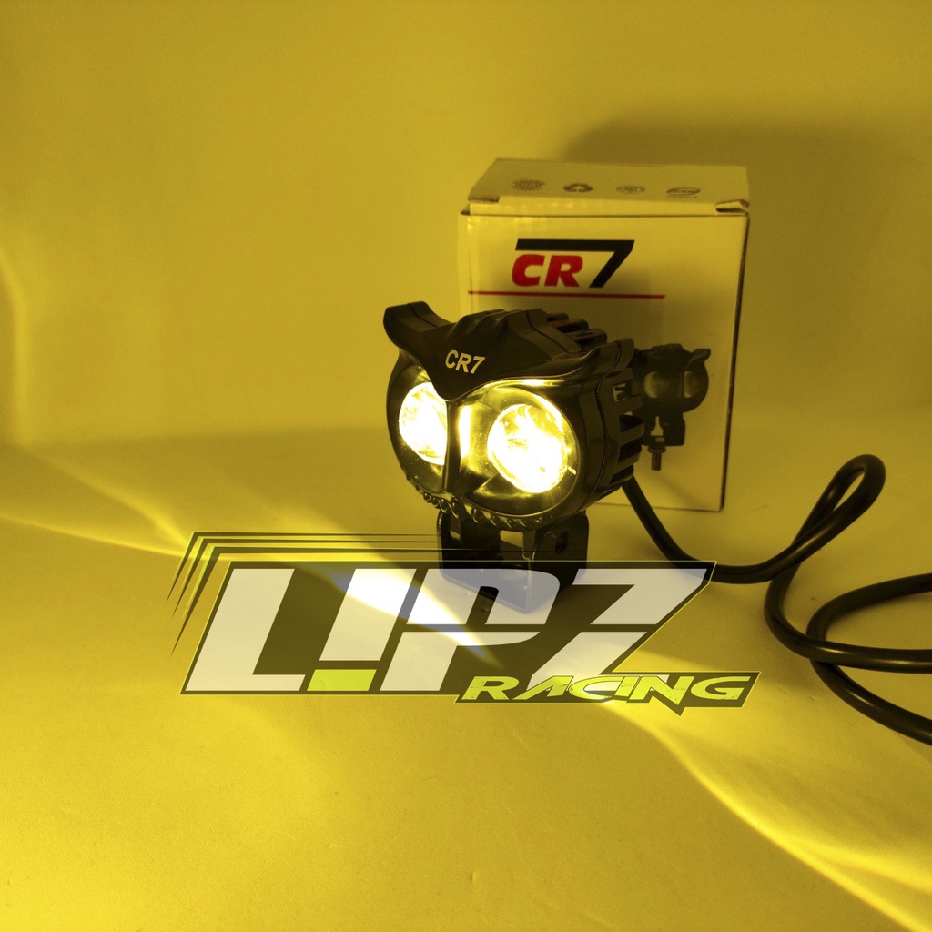 LAMPU TEMBAK SOROT WOL 2MATA DOBLE COLOUR YELLOW-WHITE UNIVERSAL