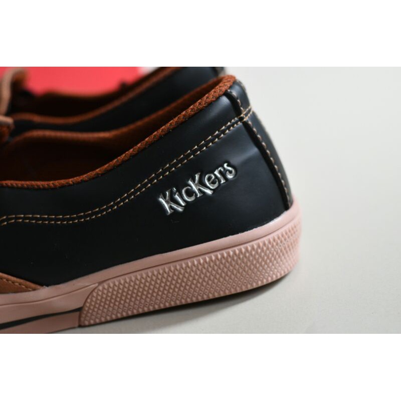 Sepatu Kickers Mx One Slip On Slop Casual Santai Pria Tanpa Tali