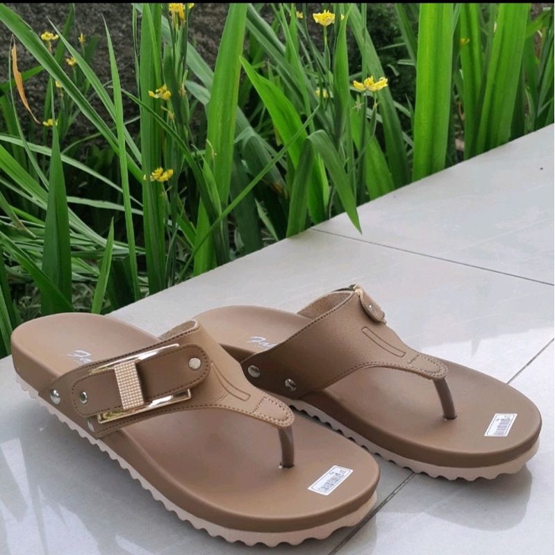 fahrie shoes Sandal wanita jepit gesper terbaru/sandal flat terlaris dan termurah fh-29