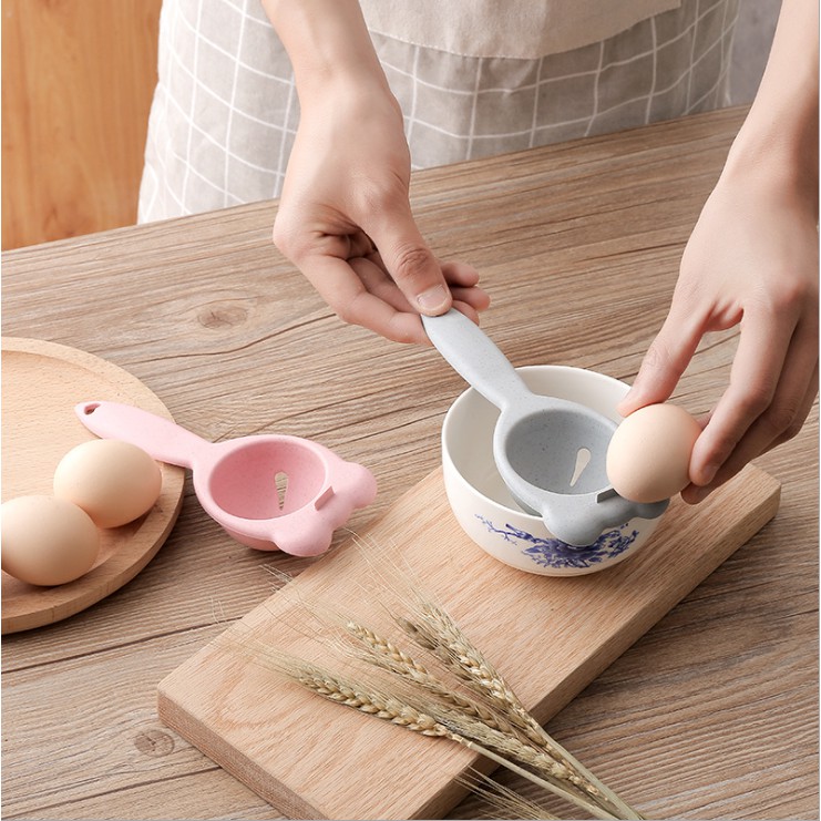 Alat pemisah putih dan kuning telur Alat baking dapur pegangan Gagang