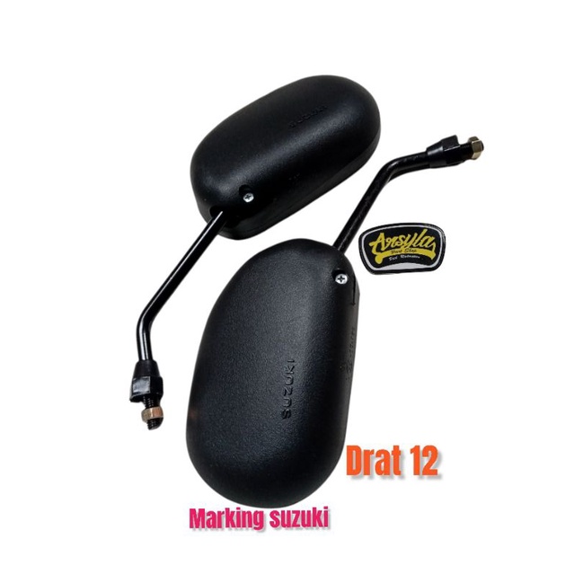 spion suzuki satria 2tak hiu lumba spin skywave smash shogun tornado rc bravo crystal kaca cembung-Kaca datar mk suzuki