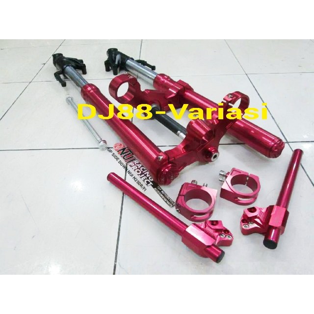 Shock Upsidedown Nui Double disc untuk kawasaki ninja250r ninja250 fi