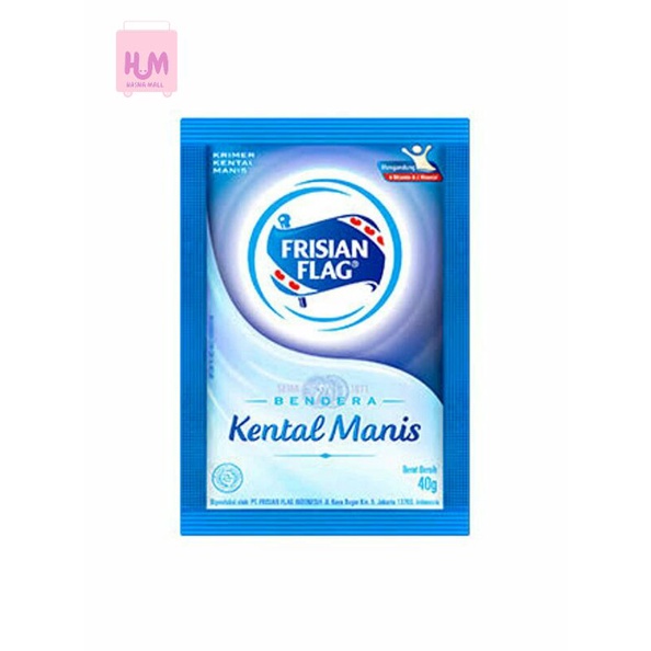 Hasna Mall - Susu BENDERA Kental Manis SACHET Putih Coklat Frisian Flag 40gr