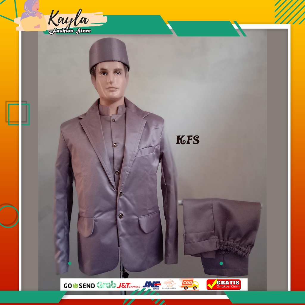 Jas pengantin Satu set / JasPria /Jas Formal Warna Taro