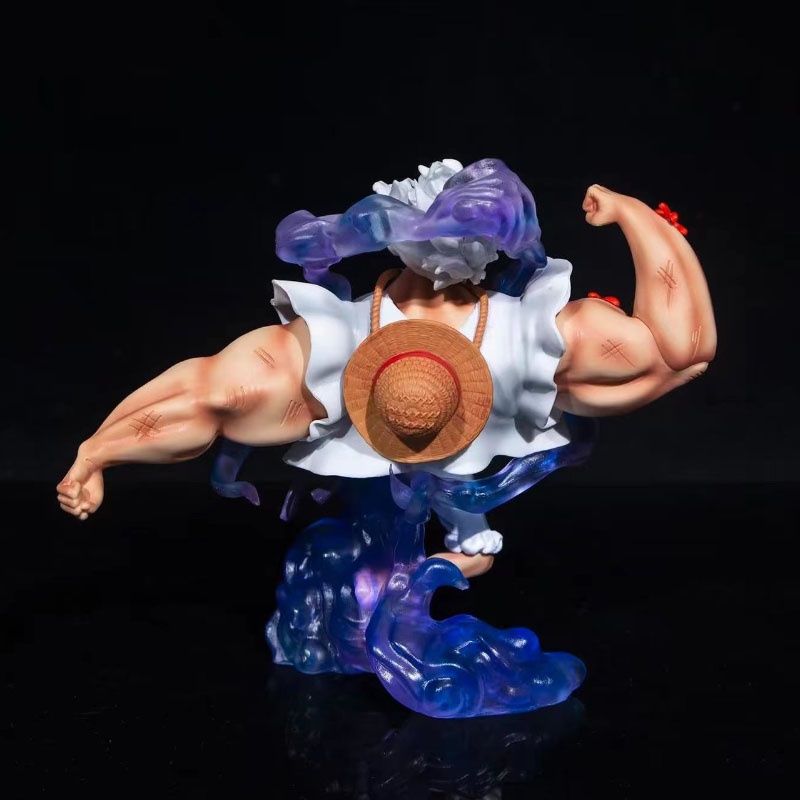 Mainan Action Figure Model Anime One Piece Luffy Gear 5 Hercules Nika Luffy Sun God 19cm Bahan PVC Untuk Hadiah Anak