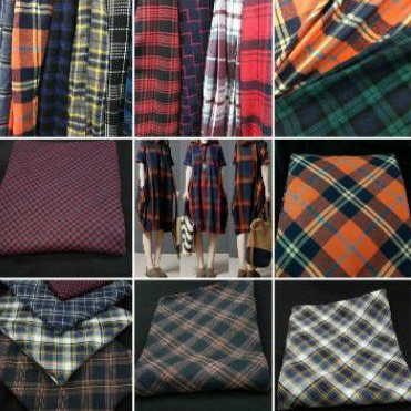 Kain Flanel Motif Kotak