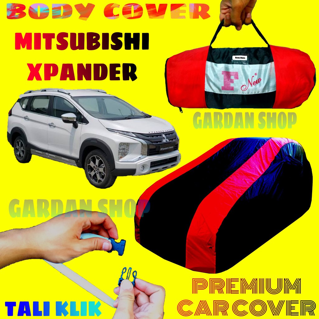 Body Cover XPANDER CROSS Sarung MERAH Penutup Pelindung Bodi Mobil Mitsubishi Xpander PREMIUM Cover