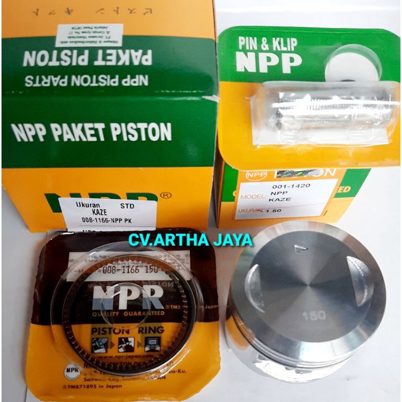 PISTON KIT NPP KAWASAKI KAZE / KAZE R ( STD / 050 / 100 / 150 / 200 ) ( 53 / 53,5 / 54 / 54,5 / 55) (008-1166-NPP)-4