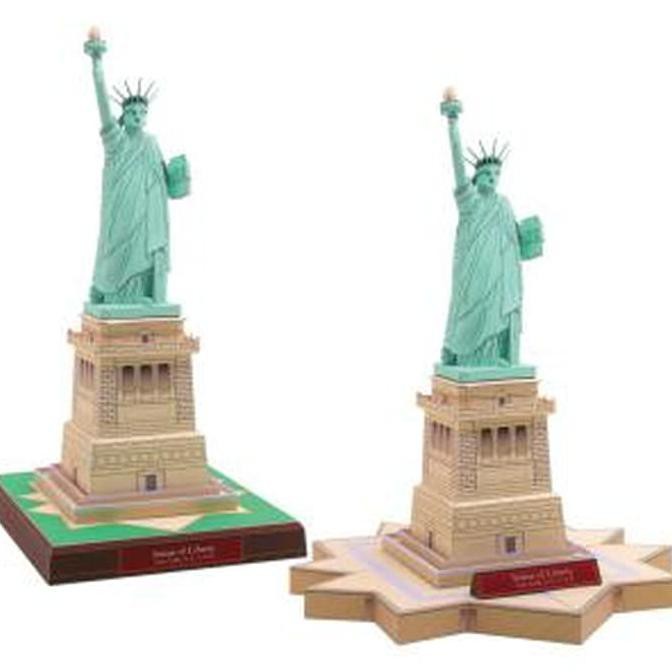 Murah Diy Miniatur Papercraft Patung Liberty Shopee Indonesia