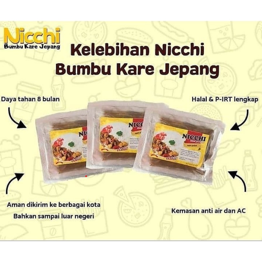 Nicchi Bumbu Kare Sapi Jepang - Bumbu Kari Sapi Jepang 100g