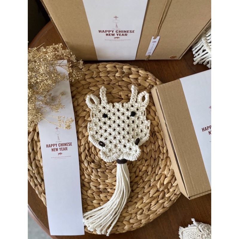 MACRAME CNY HAMPERS IMLEK SURABAYA HIASAN DINDING DEKORASI TAHUN BARU CINA