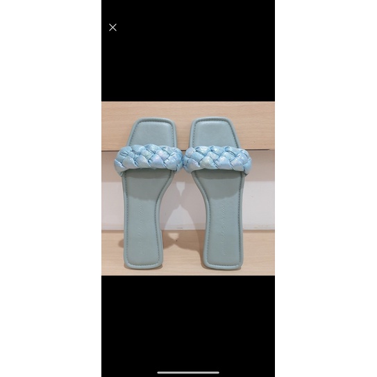 New Amazara x Mmehuillet sandals Sz 39 seafoam