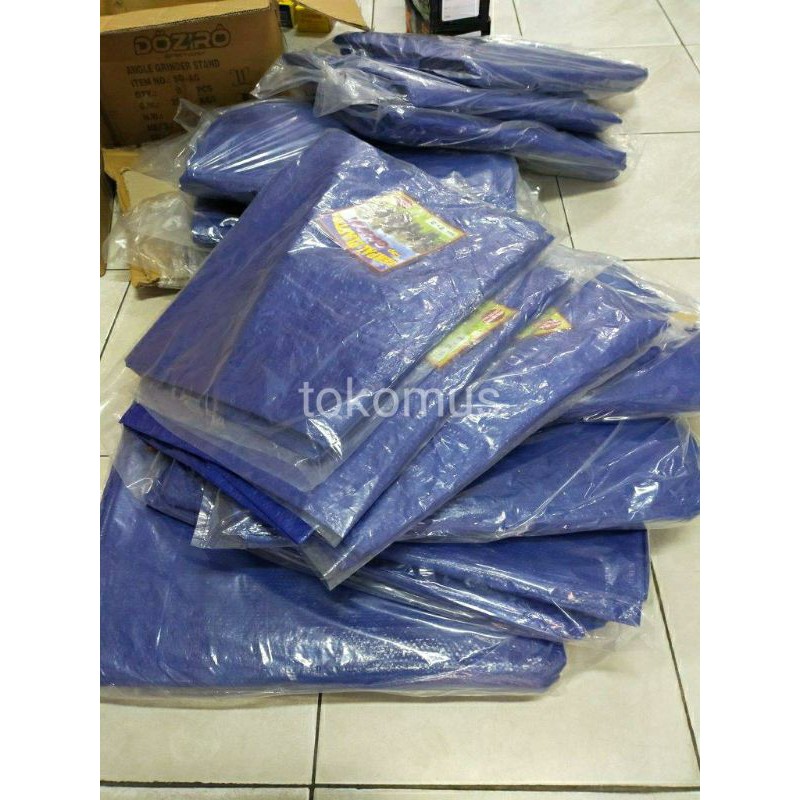 Terpal plastik 6 meter x 8 meter/ terpal plastik / terpal tenda / terpal kolam A3