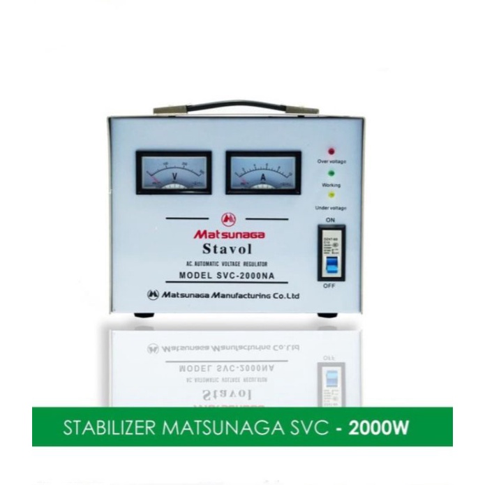 Stabilizer Stavol Matsunaga 2000watt Stavolt Servo motor