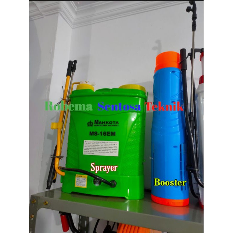 Sprayer Tanaman Elektrik MAHKOTA 16 Liter Alat Semprot Hama dan Pompa Booster