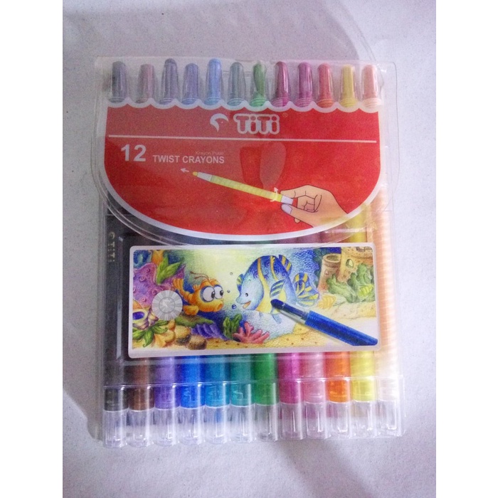 

Terlaris Crayon Titi Putar 12 Warna Limited