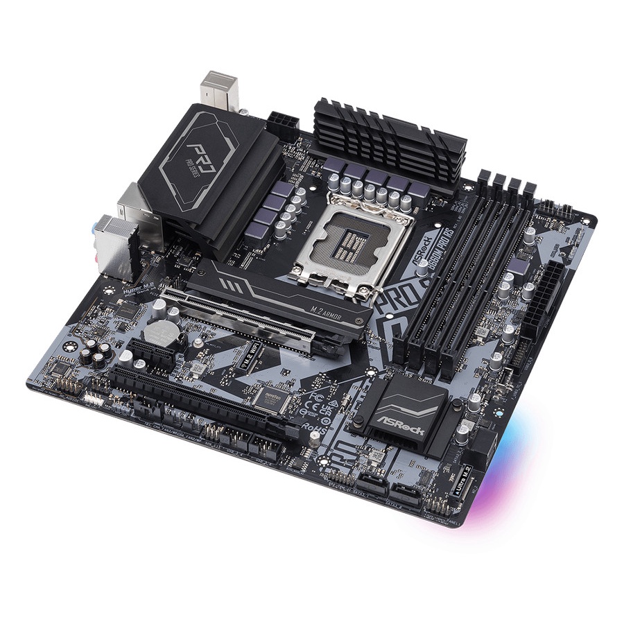 ASRock B660M Pro RS (LGA1700, B660, DDR4, USB3.2, SATA3)