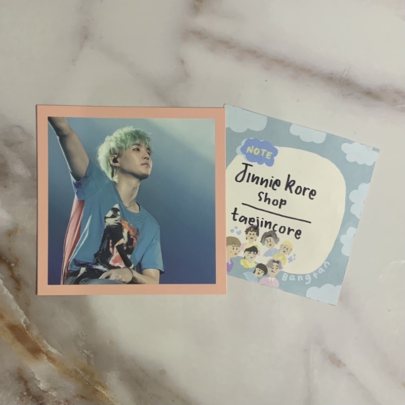 BTS HYYH ON STAGE PROLOGUE 2015 DVD OFFICIAL PHOTOCARD SUGA JIN V PC EPILOGUE EPI PROLOG MINT HIJAU 